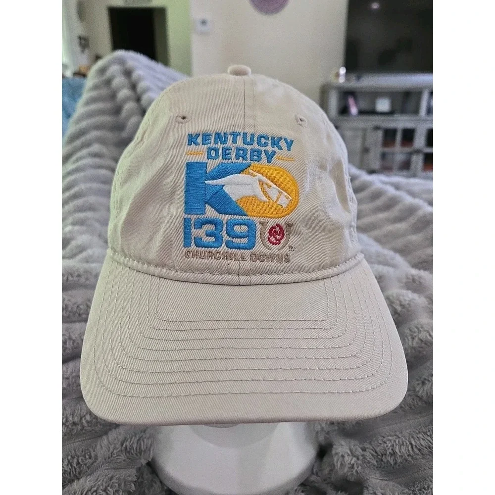 Kentucky Derby 139 Churchill Downs KY 2013 ORB Unisex Hat Ball Cap Beige